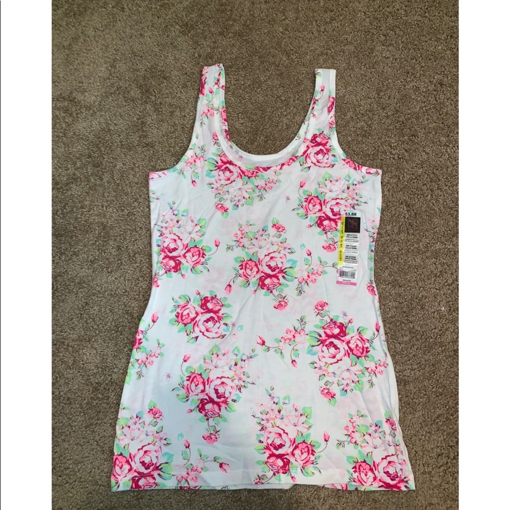 Floral tank top